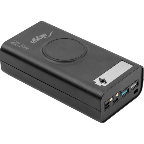 Étui de batterie externe AK-BC-05, chargeur sans fil 12x Li-Ion 18650 QI QC4+ PD 22,5 W (1/5)
