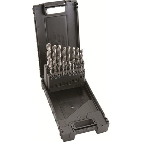 Flex Spiralbohrersatz Metallbohrer-Set Bohrerset D-M D1-10 Set HSS-G VE19 (1/3)