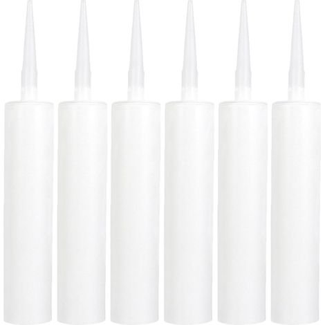 Tubes de Calfeutrage Vides Rechargeables Réutilisables, Lot de 6 (1/5)