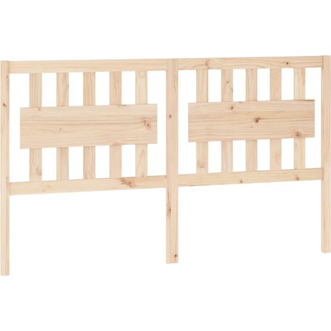 Cabecero complemento de dormitorio mueble 165,5 x 4 x 100 cm madera maciza de pino TDL0206645 (1/4)