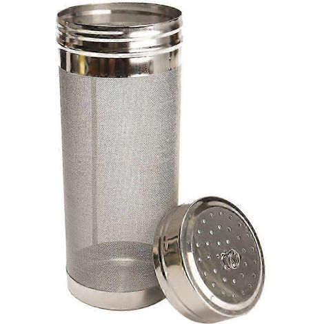 300-Mikron-Filter, Edelstahlgewebe, Fass, Heimwerken-7x18cm (1/5)