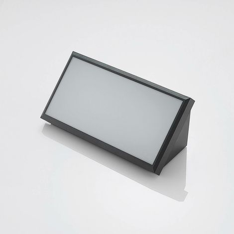 [GEBRAUCHT] B-Ware Lindby Led Außenwandleuchte Abby Wandleuchte Wandlampe Leuchte 18 W Dunkelgra380