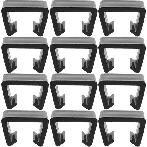 Lot de 12 clips de fixation pour mobilier de jardin, canapé et autres meubles de terrasse (1/3)