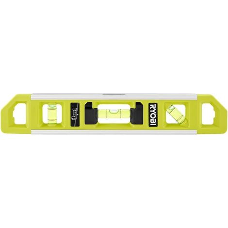 Ryobi RHLTL-228 Magnetische Torpedo-Wasserwaage, 228 mm, abnehmbare zentrale Blase (1/5)