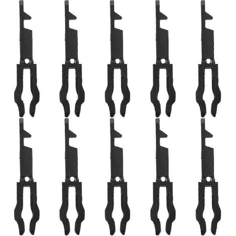 Interrupteur à clé marteau d'urgence (lot de 10) pour la sécurité incendie et secours, accessoire bouton panique avec fonction de réinitialisation et construction en plastique durable-AquaForge