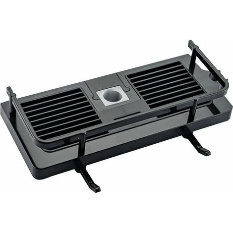 royaluxe -Étagère Douche Porte Savon Douche Salle De Bain Rangement Douche sans Percage avec Porte Savon Douche, Crochets et Porte Serviette Aluminium Murale Antirouille Auto-adhésif Support Noir,une (1/4)