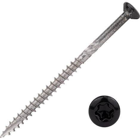 Vis de bardage en bois Acier inoxydable 410 4 x 60 mm Torx 20