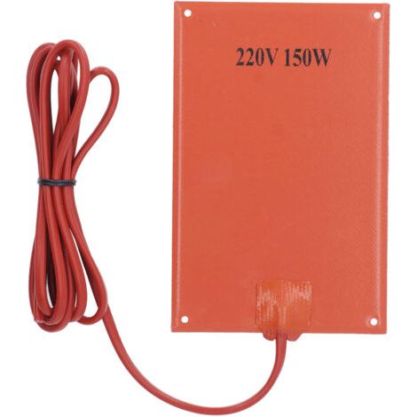 gernie Tapis Chauffant en Silicone,Coussin Chauffant en Caoutchouc de Silicone 150W 220V,Couverture Chauffante en Caoutchouc de Silicone,Plaque Chauffante électrique de Déshumidification (1/5)