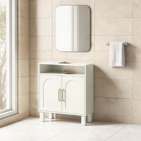 Meuble de salle de bain en melamina de Madera 60 x 30 x 63 cm (1/5)
