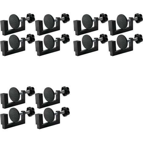 Lot de 12 clips en G, clips réglables pour mobilier de jardin - Pinces pour canapé et meubles en rotin - Fixations pour chaises en osier (1/5)