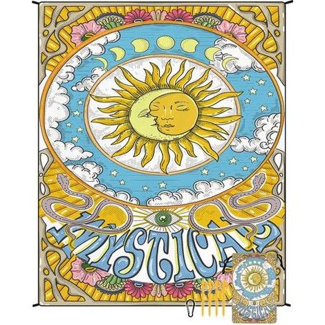 Tapis de plage en microfibre style bohème, séchage rapide, déperlant et résistant à l'humidité, idéal pour les pique-niques et le camping. Tapis de plage 41