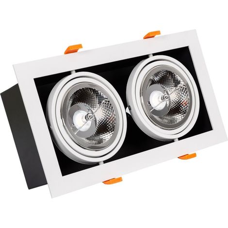 Foco Downlight LED 30W Kardan AR111 Corte 325x165 mm 3000K Blanco Cálido (1/4)