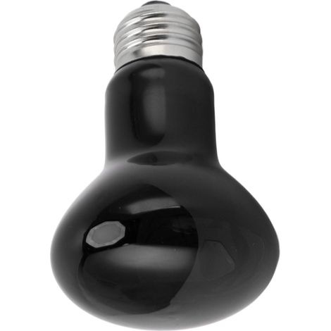 Reptilien-Wärmelampe E27, Mehrzweck-Solarlampe für Reptilien und Schlangen, 110–120 V, Schwarz, 75 W (1/5)