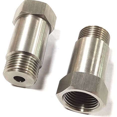 royaluxe - Accessoires de modification de voiture, connecteur d'extension d'adaptateur de connecteur de filtre de capteur d'oxygène,M181.5,45mm,2pcs (1/3)