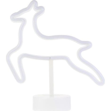 Décorations de Noël : statues, boules, figurines de rennes, lampes de Noël, guirlandes lumineuses de cerfs, enseignes lumineuses néon pour bars (1/4)