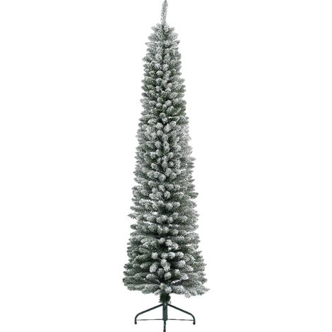 Weihnachtsbaum Pensil Pinie mit Schnee bedeckt Ø 60 x H 210 cm
