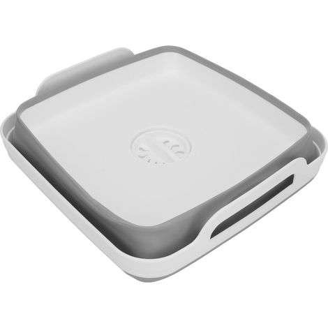 Évier pliable pour camping-car, bassine à vaisselle pliable, bac de rangement pour la cuisine avec bouchon de vidange et poignée latérale (1/5)