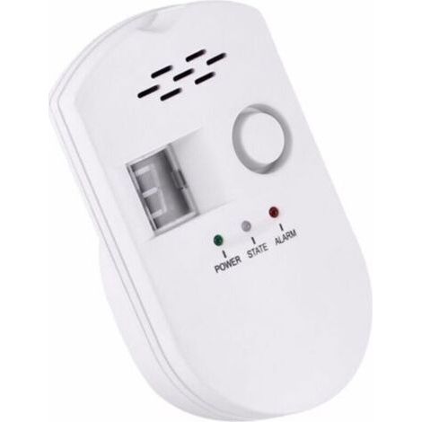 Détecteur de gaz LPG City Gaz Naturel méthane Propane Butane Alarme enfichable avec Affichage numérique pour la Maison (1/5)