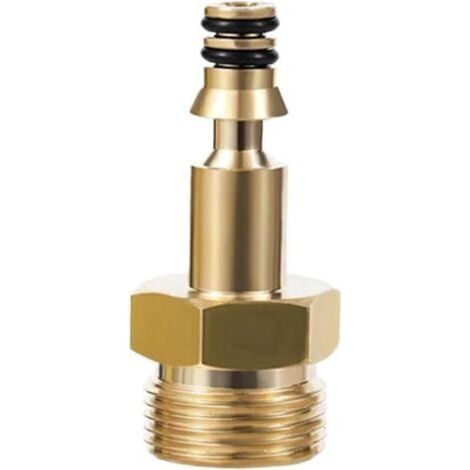 Adaptateur pour nettoyeur haute pression, connecteur rapide pour nettoyeur haute pression, remplacement direct, accessoires pour nettoyeur haute pression faciles à installer (1/4)