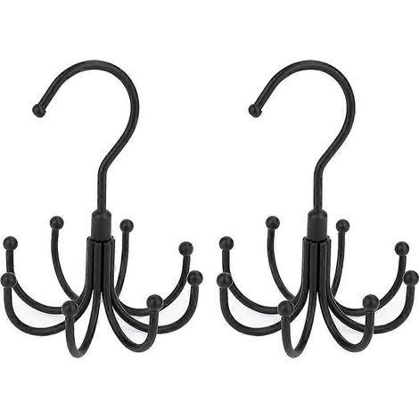Cintre pour débardeur, lot de 2 organisateurs de soutien-gorge rotatifs pour placard, organisateurs de placard et crochet de rangement pour vêtements (1/5)