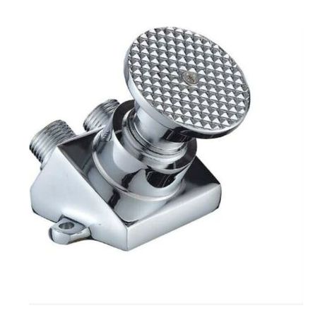 VURAHOME - Moderne Pied Lien Robinet, pédale Food Factory Lavabo Taps Hôpital Valve Pédale Robinet d'eau Froide Pédale Simple Robinet de cuivre du Corps Commutateur (1/5)