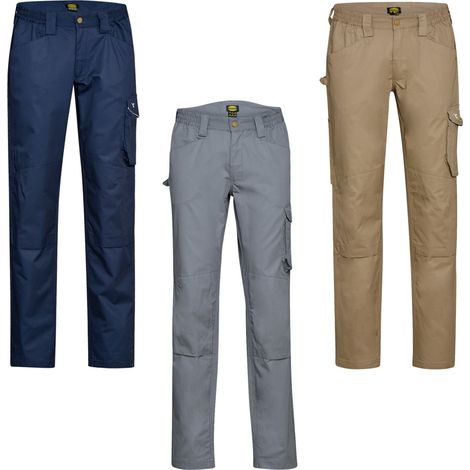 Pantalones de trabajo Diadora Rock Light Cotton - S - Gris (1/5)