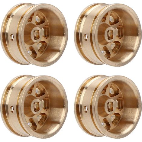 Moyeu de Roue RC de Conception Optimisée, échelle 1/30, Plateforme SCX30, Remplacement en Laiton pour des Performances Améliorées, pour Les Amateurs d'escalade (1/5)