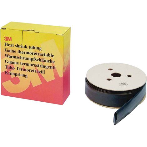 3M 85831 HSR 3000 6/2mm Gaine Thermorétractable x10m - vert-jaune (1/2)