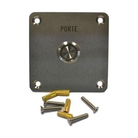 Bouton poussoir sortie lum no/nf 100x100 porte URMET 13040020 (1/2)