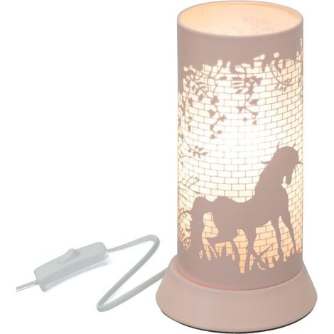 Lámpara infantil "decor" metal rosa (1/2)