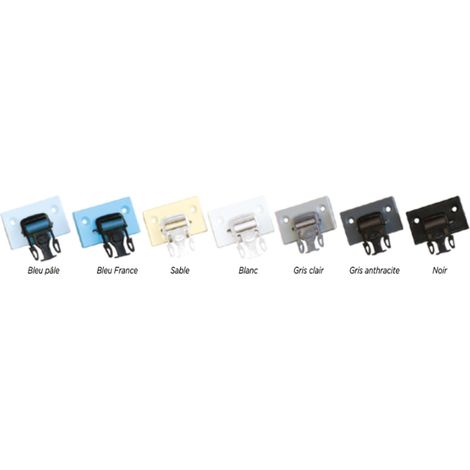 Pontets de Fixation pour Volet de Piscine sur paroi ou arase - 7 coloris