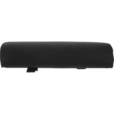 Coussin D’accoudoir pour Chaise Pliante de Camping, Tissu Noir (1/5)