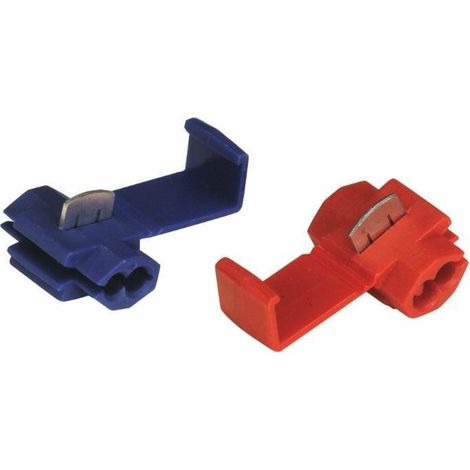 Cosses connecteurs dérivation bleu 1 à 2,5 mm² (Lot de 25 )