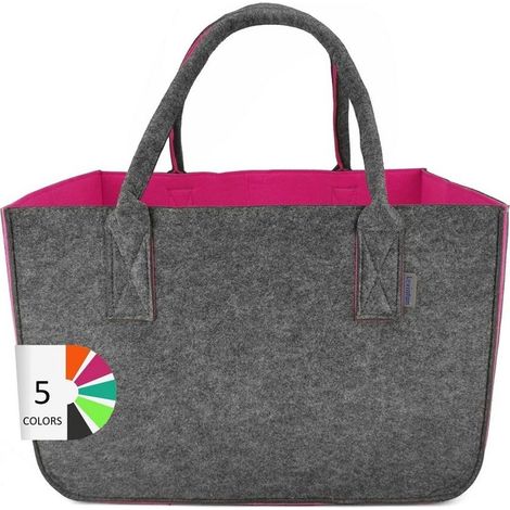 Borsa in feltro rosa Leviatano