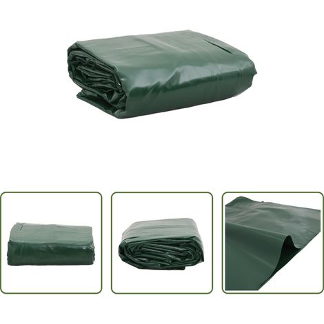 vidaXL Bâche de protection - Bâche vert 2x3 m 650 g/m² (1/5)