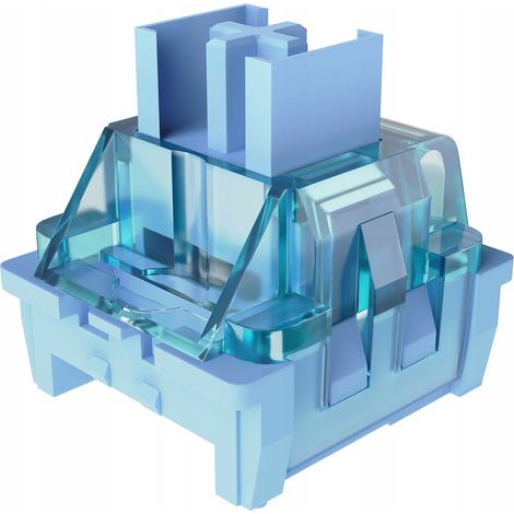 Interruttore per tastiera meccanica Attack Shark Jelly Blue Clicky 1pc (1/3)