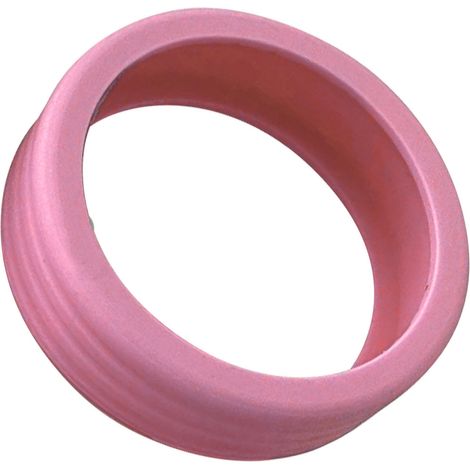 Pinkfarbene Radkappen für Rollkoffer reduzieren die Geräusche der Räder und bieten gleichzeitig Stoßdämpfung und Schutz. (1/5)