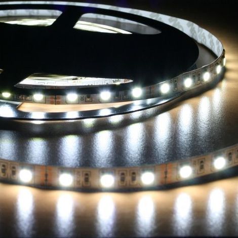 5M strip led SMD5050 forte puissance blanc IP20 (1/5)