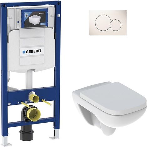 Pack Bati support Geberit et Combi-Pack Geberit Renova Plan WC-suspendu (1/5)