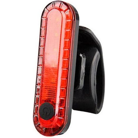Fanale posteriore per bicicletta, set di 2 luci di sicurezza lampeggianti con diverse modalità di illuminazione, ricaricabili tramite USB, LED rosso ad alta intensità e luminosità per caschi e bicicle (1/3)