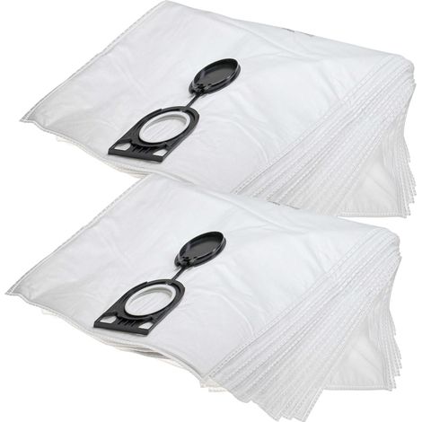 vhbw 20x sacchetto compatibile con AEG RSE 1400 aspirapolvere - 43cm x 32cm Bianco