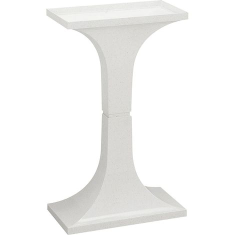 Ferplast F 70 Supporto in plastica per gabbie Eva, Gala, Ibiza Open, Palladio 3, Piano 3, Rekord 3, Villa.. Variante  - Misure: 44 x 23.5 x h 72 cm - Bianco