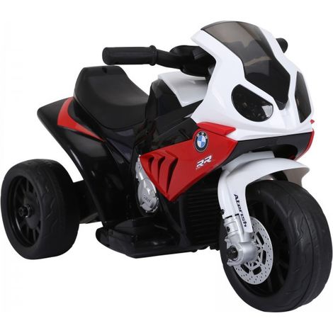 Moto Tricycle électrique BWV blanc et rouge (1/5)