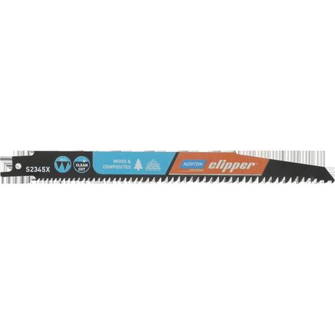 LAMA PER SEGA NORTON S2345X 200 mm / 2 pezzi LEGNO TENERO, LEGNO DA COSTRUZIONE (1/2)