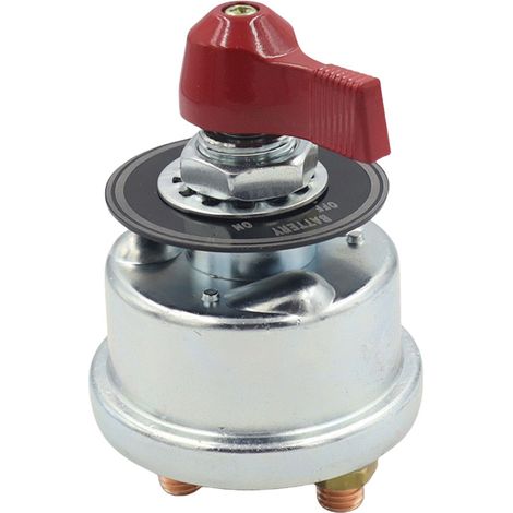 Interruptor de desconexión de batería para maquinaria de construcción, interruptor principal personalizado para automóviles con protección contra corriente residual, interruptor rotativo potente (1/2)