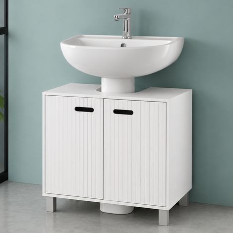 MOBILE SOTTOLAVABO FAST 60X30XH60CM BIANCO (1/4)