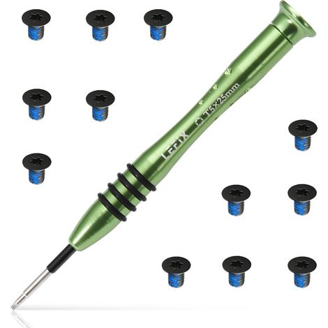 Lot de 12 vis Torx T5 M2 x 3 + 1 tournevis compatibles avec 13 9343 9350 9360 15 9550 9560 9570 M5510 5520 5530 5540, pour Blade, Envy 13 (1/5)