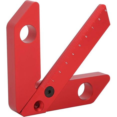 Petit outil de traçage à angle droit de 45/90 degrés, indicateur de ligne, centres pratiques de marquage de tracé central (1/5)