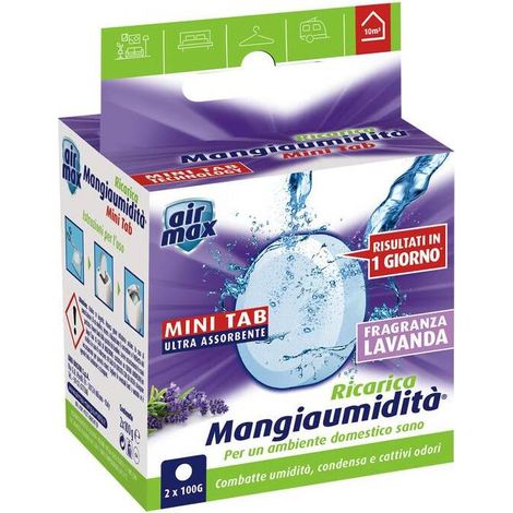 6 x AIRMAX ASSORBIUMIDITA RICAR MINITAB LAVANDA