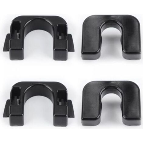 2er Set 1539663 Heckablage Befestigung Kofferraumdeckel 015532109E Kompatibel mit Ford Fiesta MK3 Mk7 Mk8 B-Max C-max für Gepäckraumabdeckung, aus Kunststoff